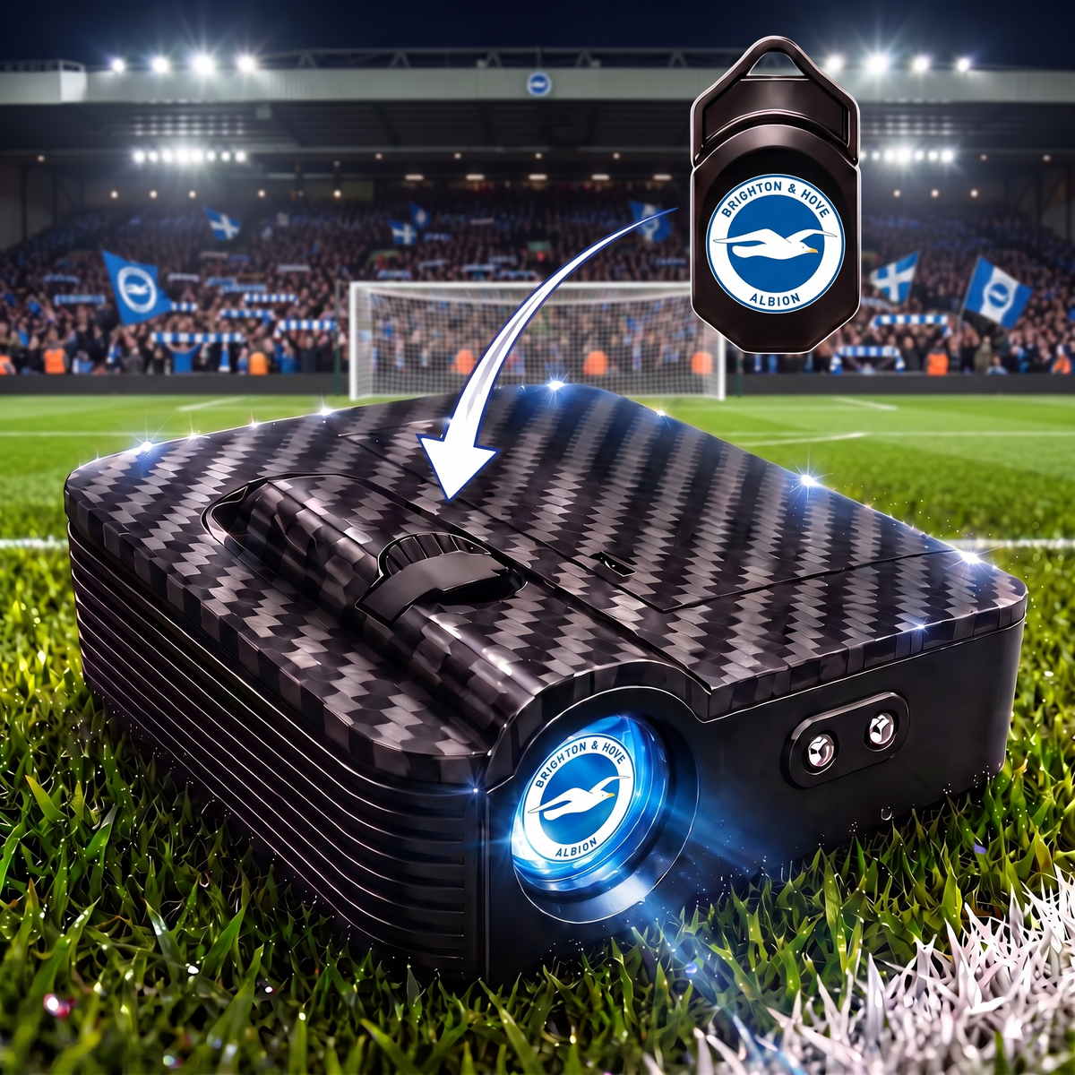 DrivePenalty Car Door LED Projector - Brighton & Hove Albion