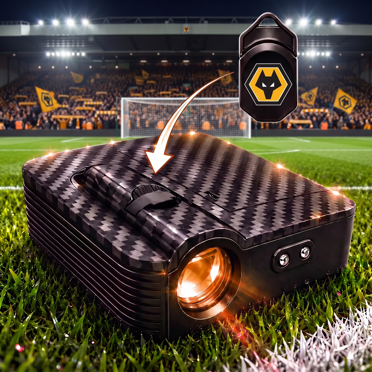 DrivePenalty Car Door LED Projector - Wolverhampton Wanderers
